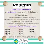👉Este lunes 12 de diciembre tenemos un evento 📆 gratuito 🆓 para una sesión de belleza y asesoramiento de la mano de los laboratorios @darphin. Conocerás cómo hacer la rutina de limpieza, el masaje, la exfoliación y probarás los tratamientos que dispone la gama.
Pídenos para reservar hora en nuestra farmacia 🏥 (son 30 minutos por cada sesión).
📞977 21 97 04 – Wsapp: 686 10 82 10
📍Pere Martell, 5 – Tarragona
*
#Darphin #darphin #belleza #eventos #demostracion #Demostración #GRATUITO #gratuito #cosmeticanatural #cosmetica #farmacia #tarragona